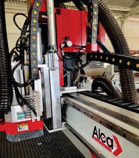 Centro de Trabalho Router CNC AL-2030-3S, 02 Spindles + Magazine