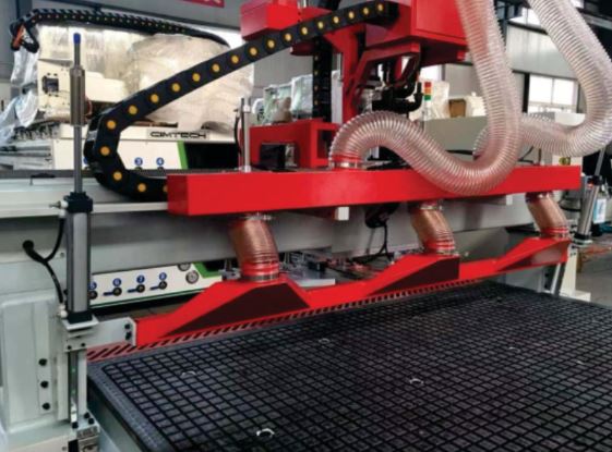 Centro de Trabalho Router CNC AL-2030-3S, 02 Spindles + Magazine