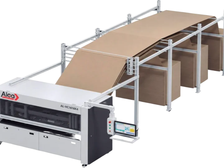 Máquina Automática para Fabricação de Caixas de Papelão Ondulado AL-HC1616K4